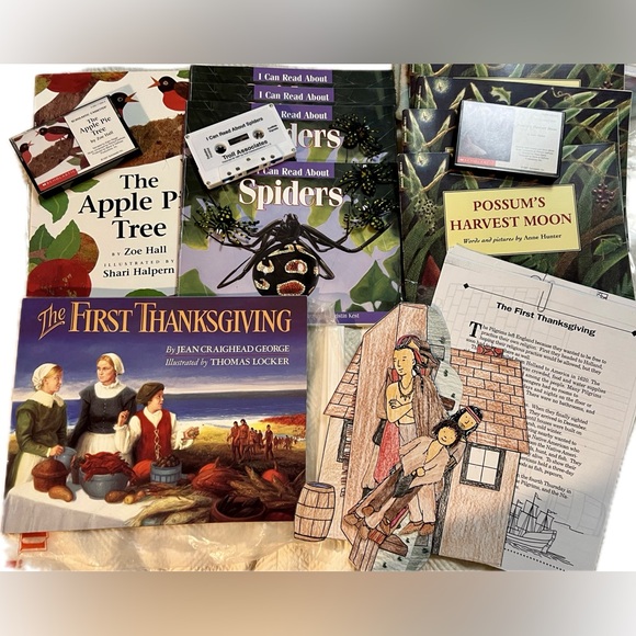 Teacher Collection Learning Center Fall Pack Units 4 sets Books Tapes Activities - Picture 1 of 9